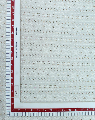 DYEABLE CUTDANA EMBROIDERY FABRIC