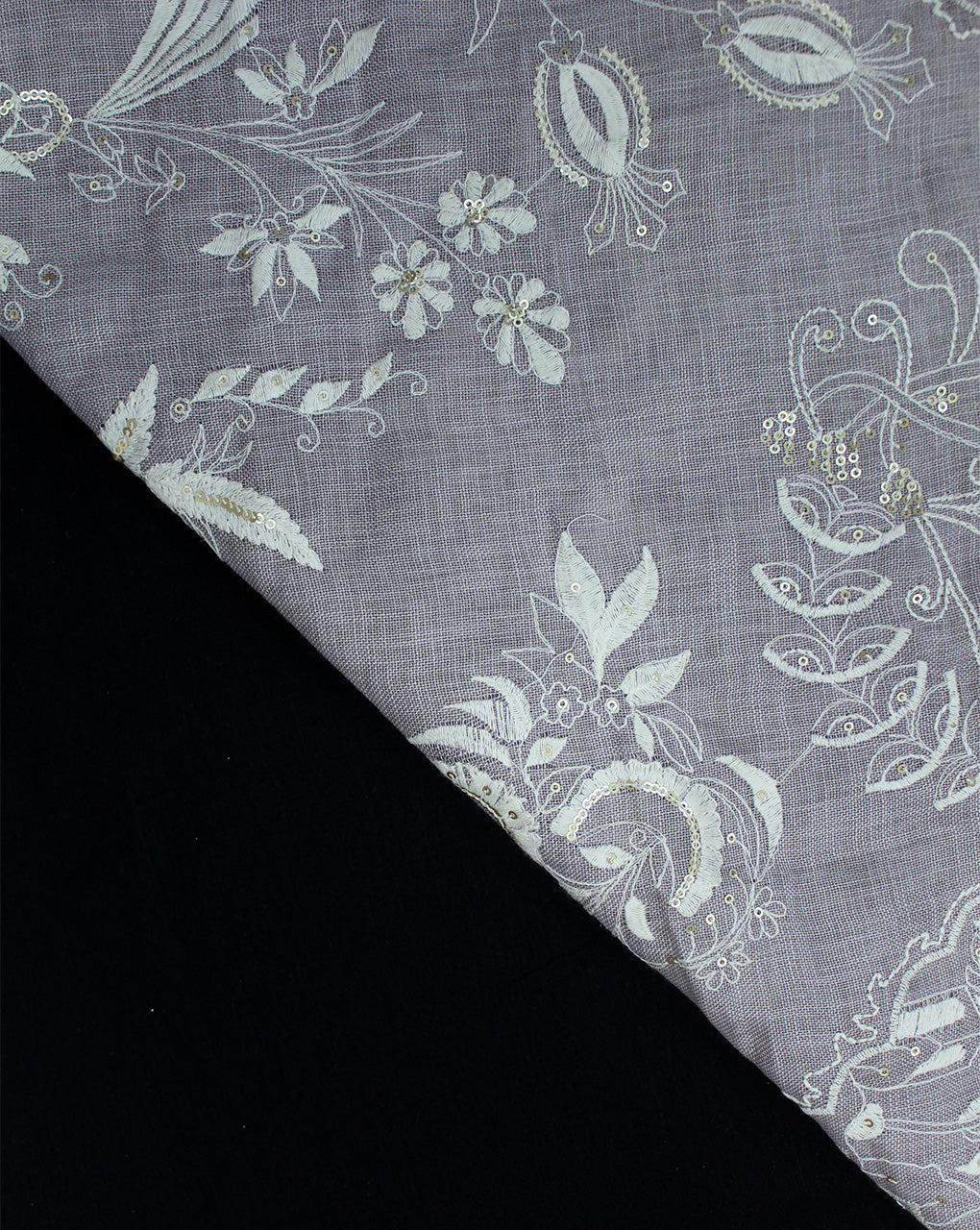 SEQUINS EMBROIDERY FABRIC