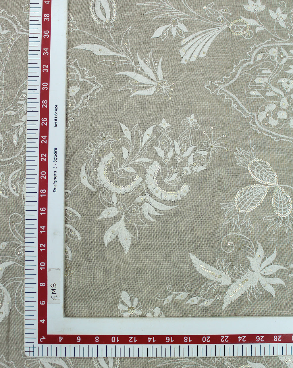 SEQUINS EMBROIDERY FABRIC