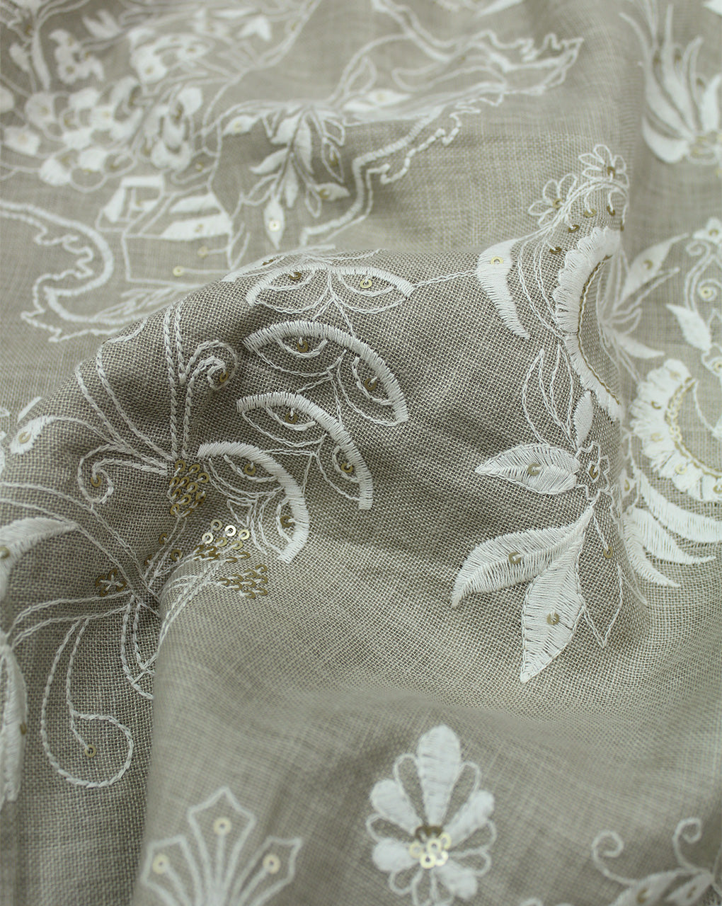 SEQUINS EMBROIDERY FABRIC