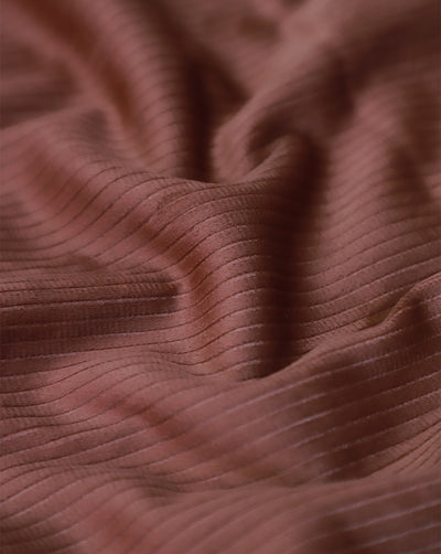 BROWN CORDUROY VELVET FABRIC