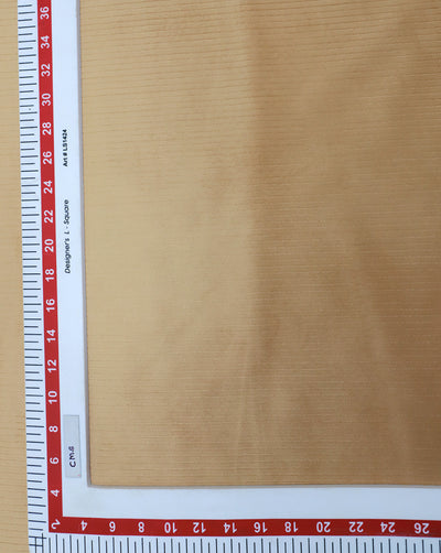 BEIGE CORDUROY VELVET FABRIC