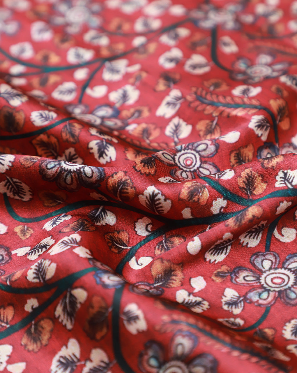 MULTICOLOR KALAMKARI PRINTED FABRIC