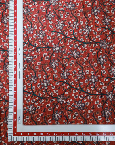 MULTICOLOR KALAMKARI PRINTED FABRIC