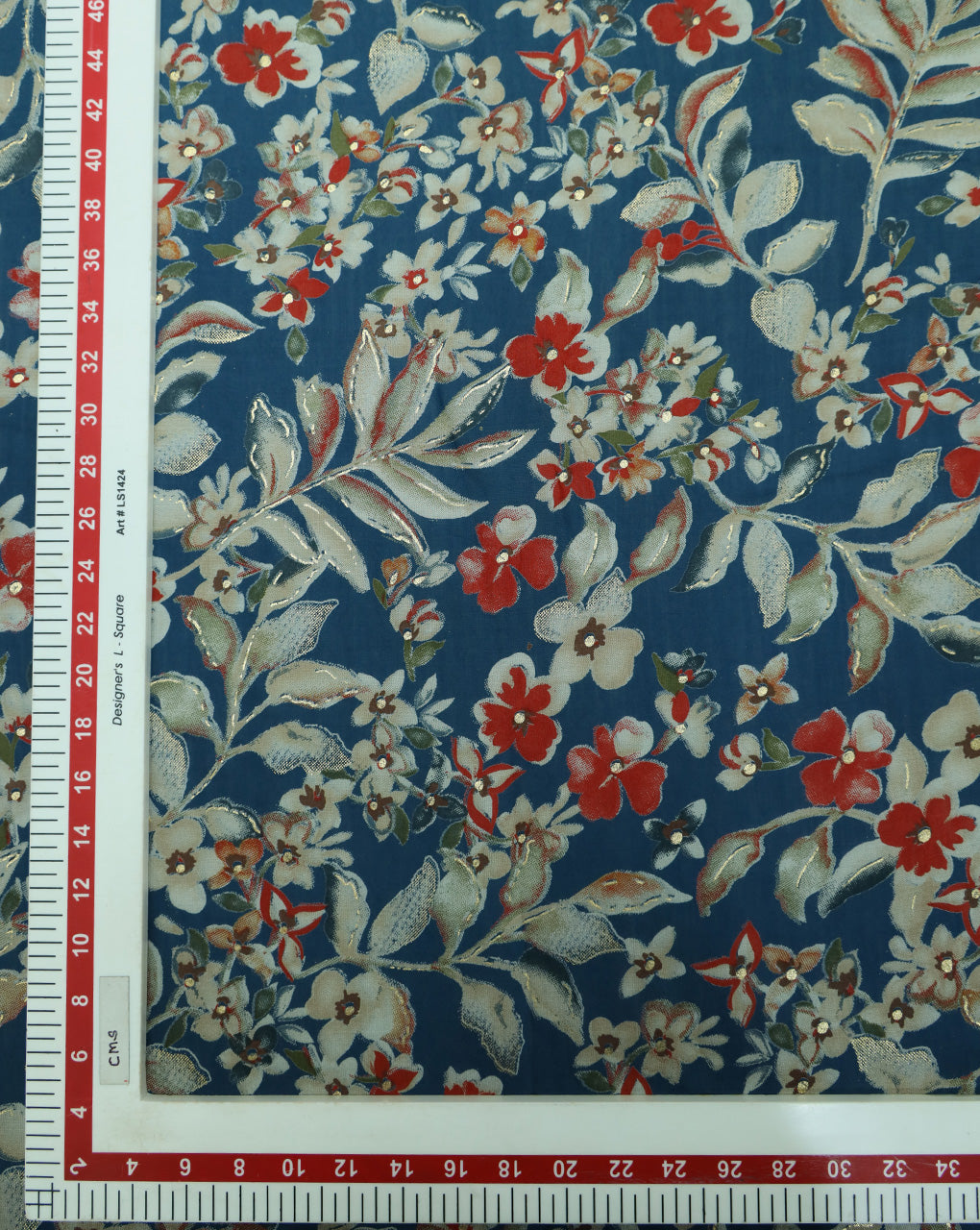 MULTICOLOR POLYESTER VISCOSE PRINTED FABRIC