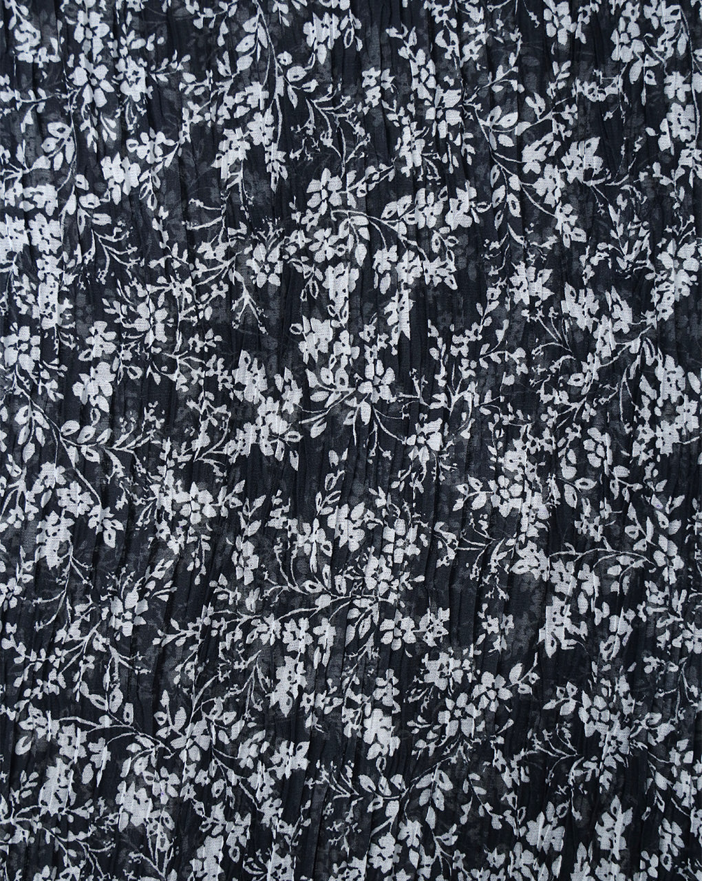 MULTICOLOR POLYESTER PLEATED FABRIC