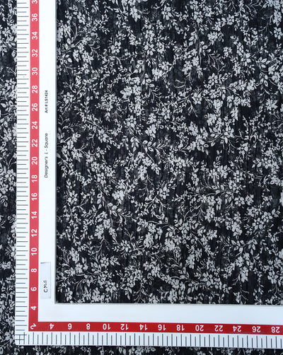 MULTICOLOR POLYESTER PLEATED FABRIC