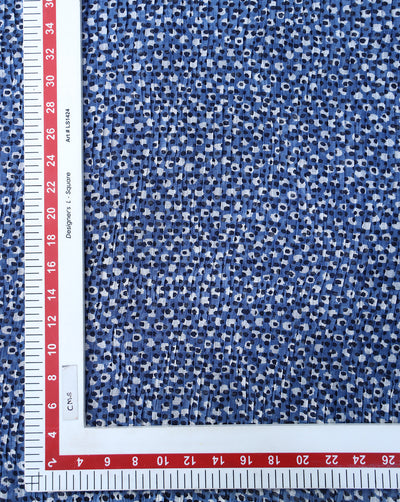 MULTICOLOR POLYESTER PLEATED FABRIC