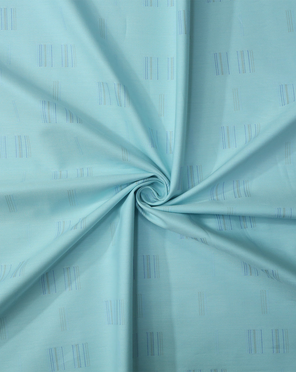 SKY BLUE GIZA COTTON FABRIC (WIDTH - 58 INCHES)