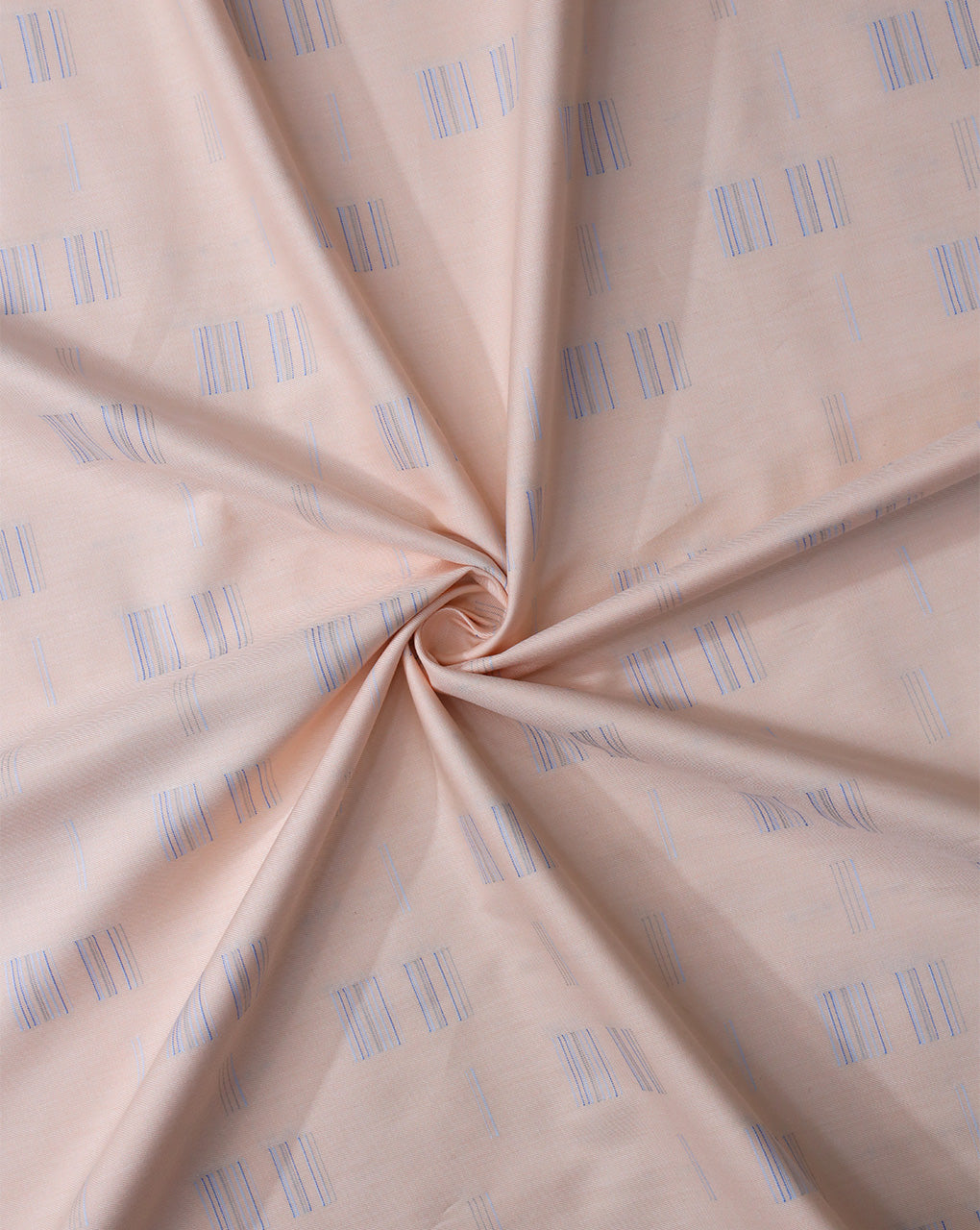 PEACH ABSTRACT PATTERN GIZA COTTON FABRIC (WIDTH - 58 INCHES)