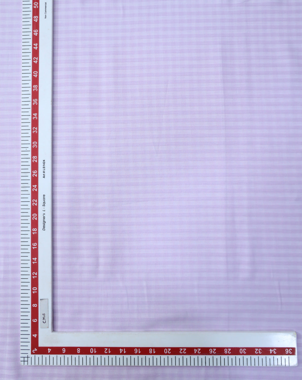 LAVENDER STRIPES PATTERN GIZA COTTON FABRIC (WIDTH - 58 INCHES)
