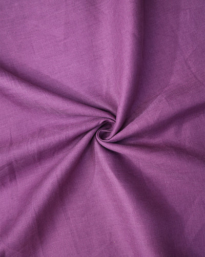 PURPLE PLAIN LINEN SHIRTING FABRIC