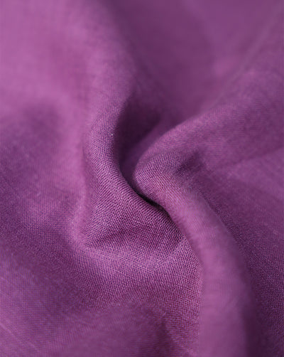 PURPLE PLAIN LINEN SHIRTING FABRIC