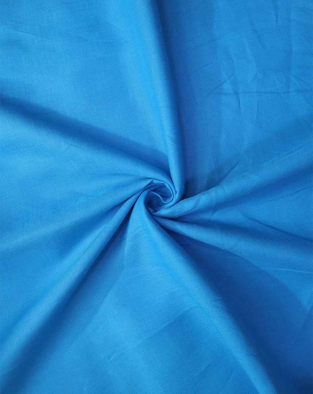 TRUE BLUE PLAIN LINEN SHIRTING FABRIC