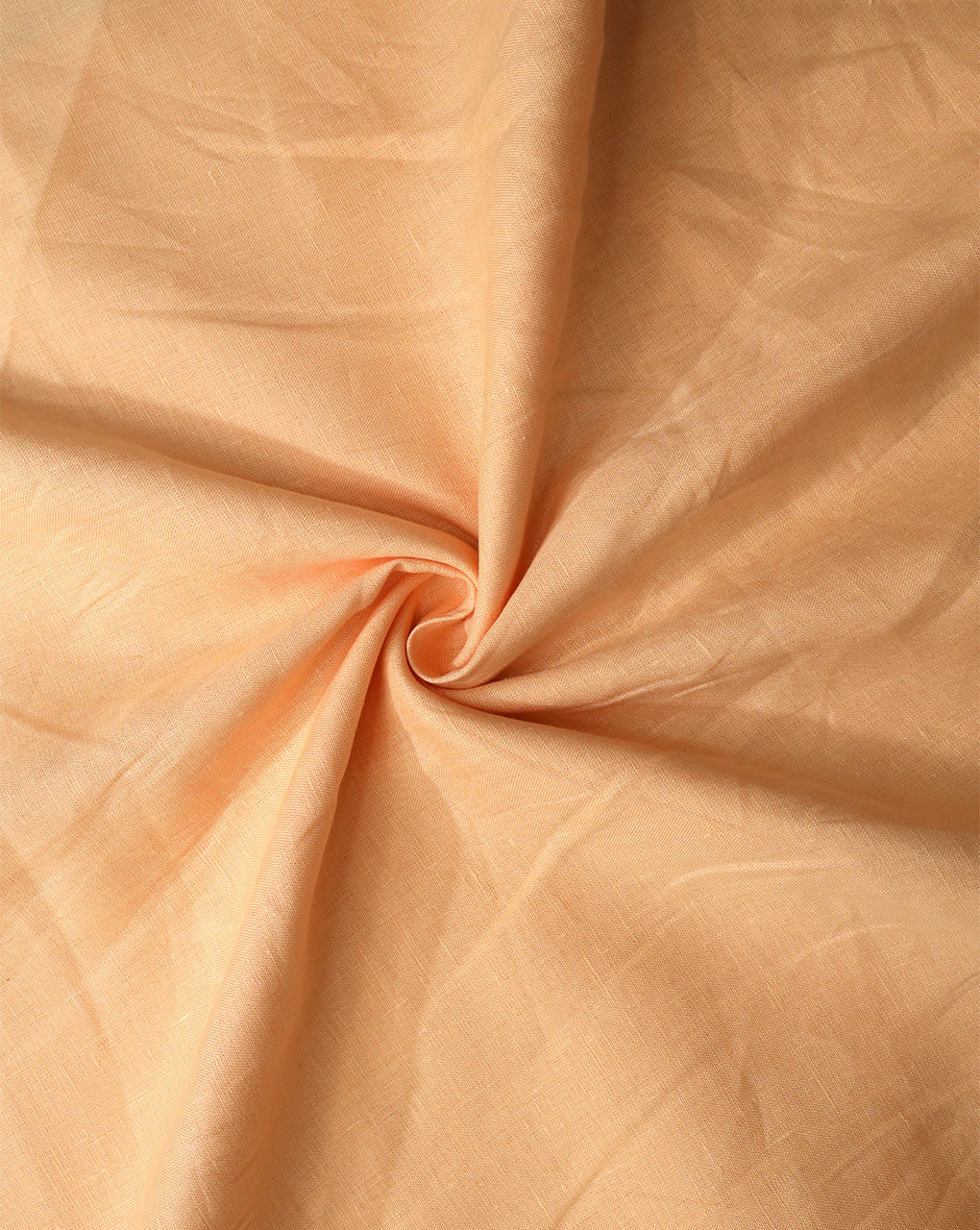 PEACH PLAIN LINEN SHIRTING FABRIC