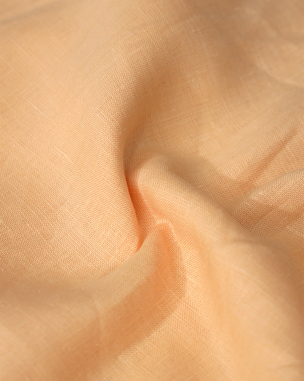 PEACH PLAIN LINEN SHIRTING FABRIC