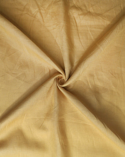 TAN PLAIN LINEN SHIRTING FABRIC