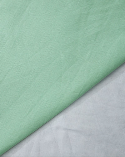 MINT GREEN PLAIN LINEN SHIRTING FABRIC