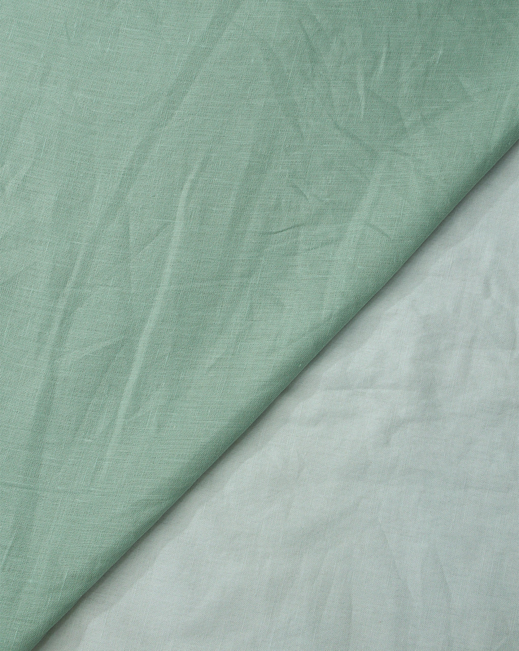 LIGHT MINT GREEN PLAIN LINEN SHIRTING FABRIC