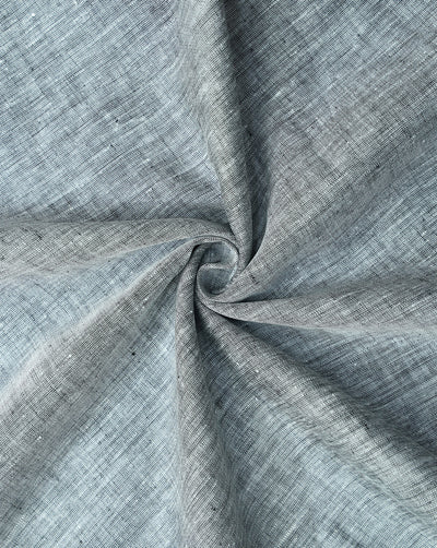 DARK GREY PLAIN LINEN CHAMBRAY FABRIC