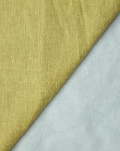 MUSTARD PLAIN LINEN CHAMBRAY FABRIC