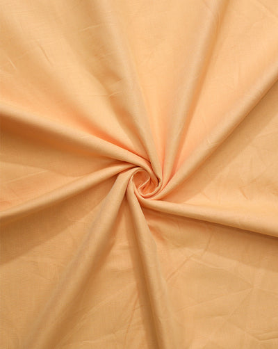 DARK PEACH PLAIN LINEN SHIRTING FABRIC