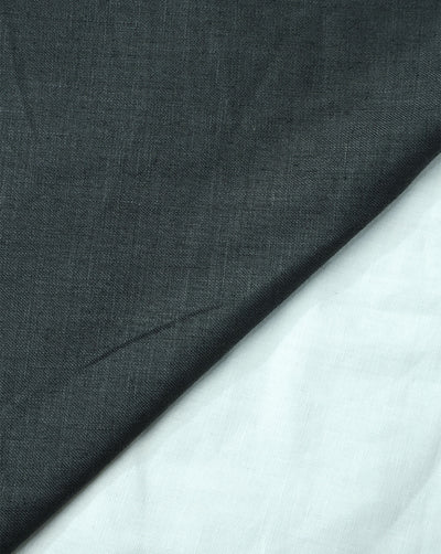 CHARCOAL GREY LINEN SUITING FABRIC