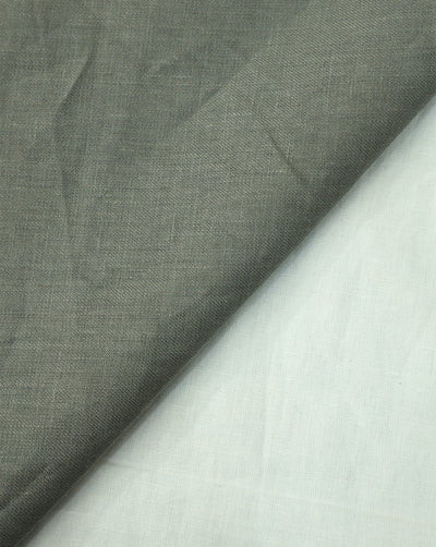 GREY LINEN SUITING FABRIC