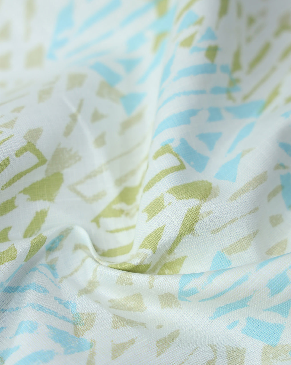 MULTICOLOR PRINTED LINEN FABRIC