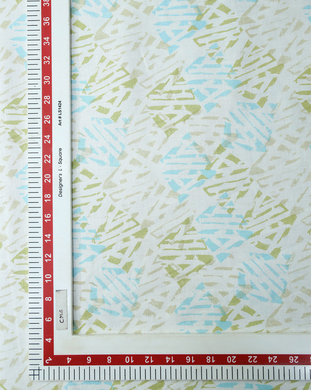 MULTICOLOR PRINTED LINEN FABRIC