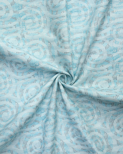 MULTICOLOR PRINTED LINEN FABRIC