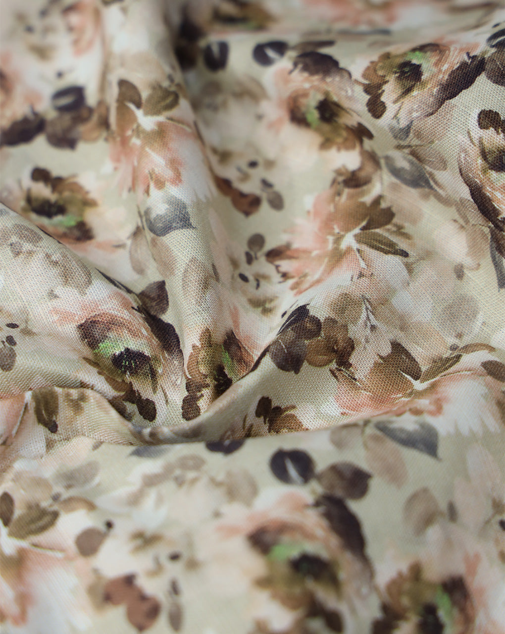 MULTICOLOR PRINTED LINEN FABRIC