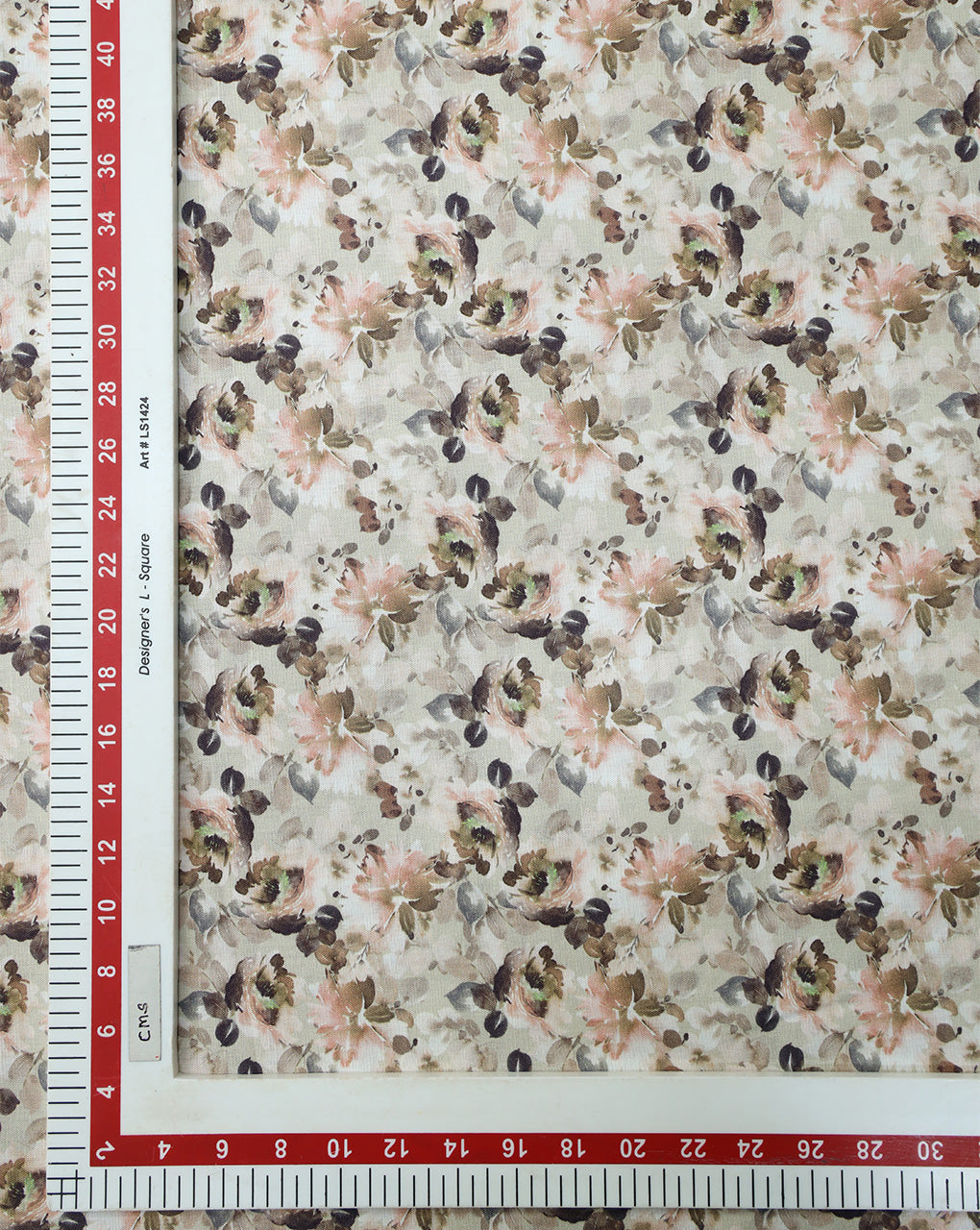 MULTICOLOR PRINTED LINEN FABRIC