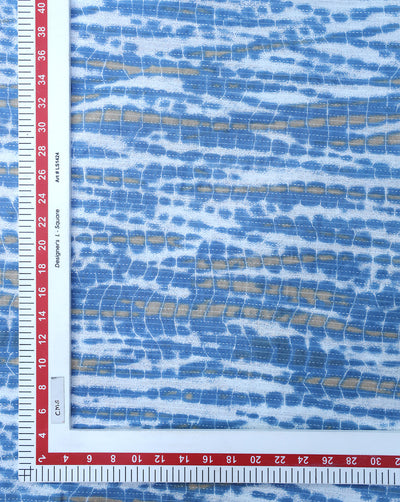 MULTICOLOR ABSTRACT DESIGN COTTON PRINTED FABRIC