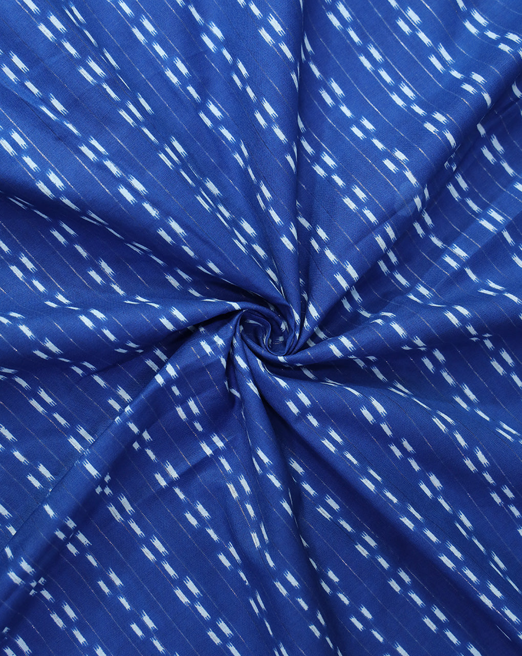 NAVY BLUE ABSTRACT DESIGN COTTON PRINTED FABRIC