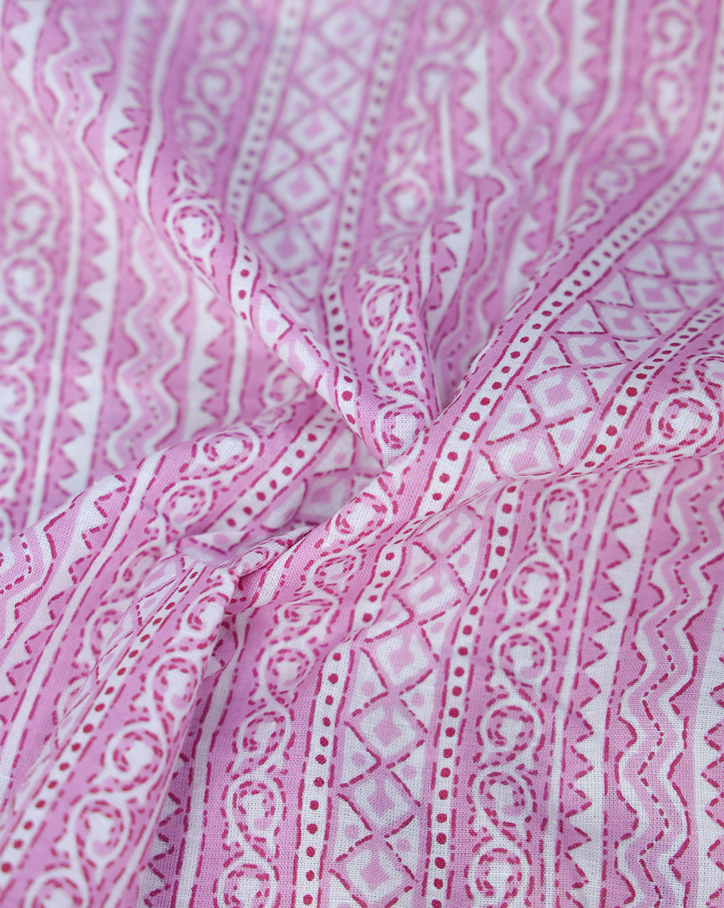 MULTICOLOR ABSTRACT DESIGN COTTON PRINTED FABRIC