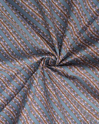 MULTICOLOR ABSTRACT DESIGN COTTON PRINTED FABRIC
