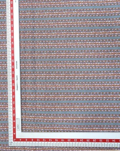 MULTICOLOR ABSTRACT DESIGN COTTON PRINTED FABRIC