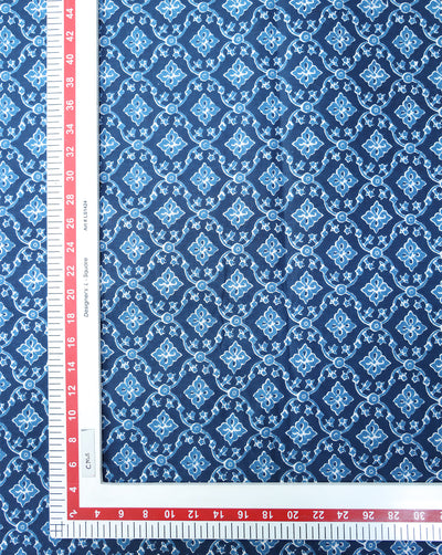 MULTICOLOR ABSTRACT DESIGN COTTON PRINTED FABRIC