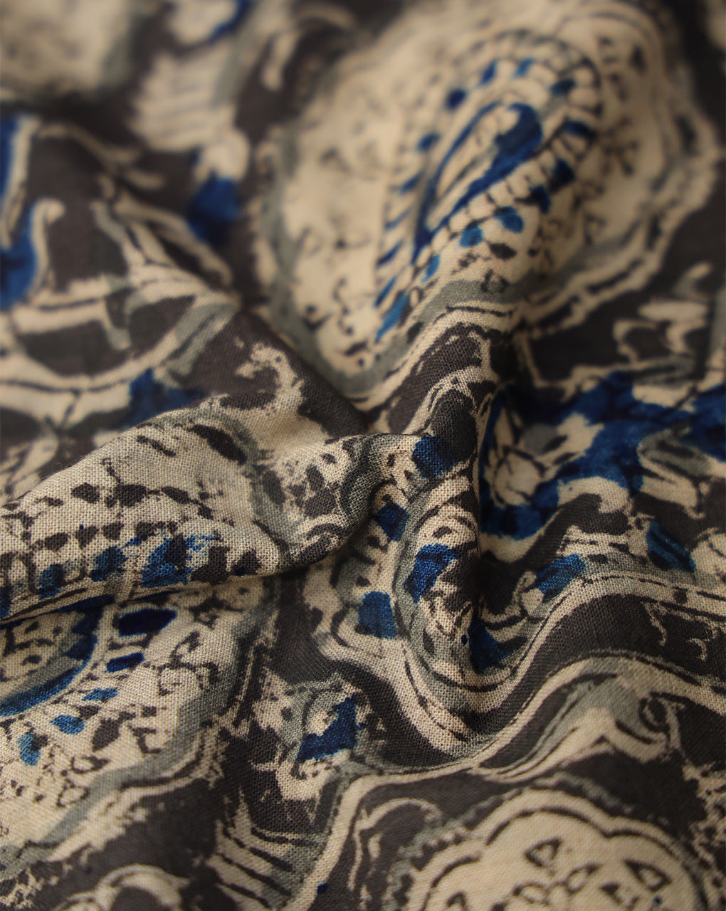 COTTON KALAMKARI PRINTED FABRIC