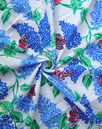MULTICOLOR COTTON CAMBRIC PRINTED FABRIC