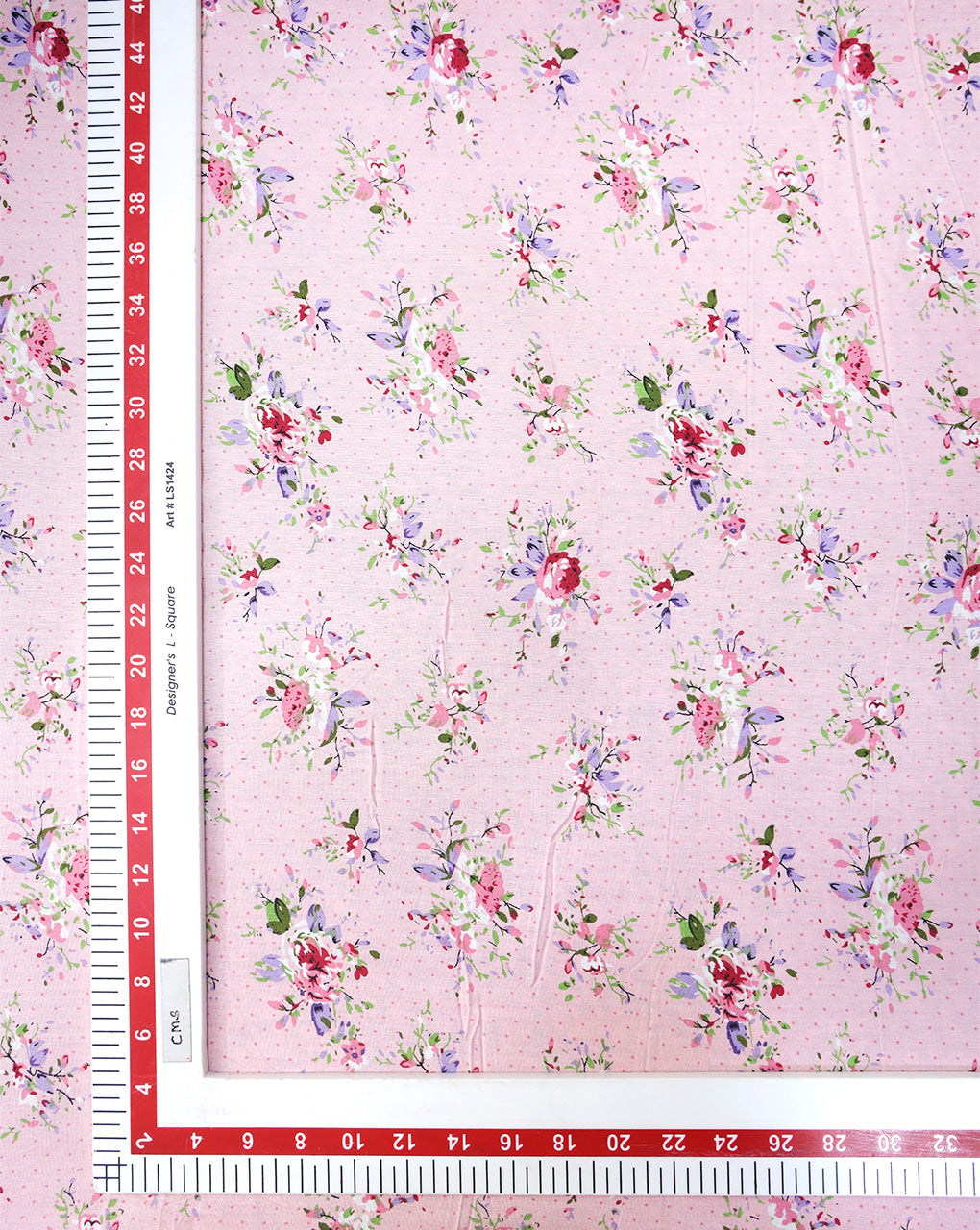 MULTICOLOR FLORAL DESIGN PRINTED RAYON FABRIC