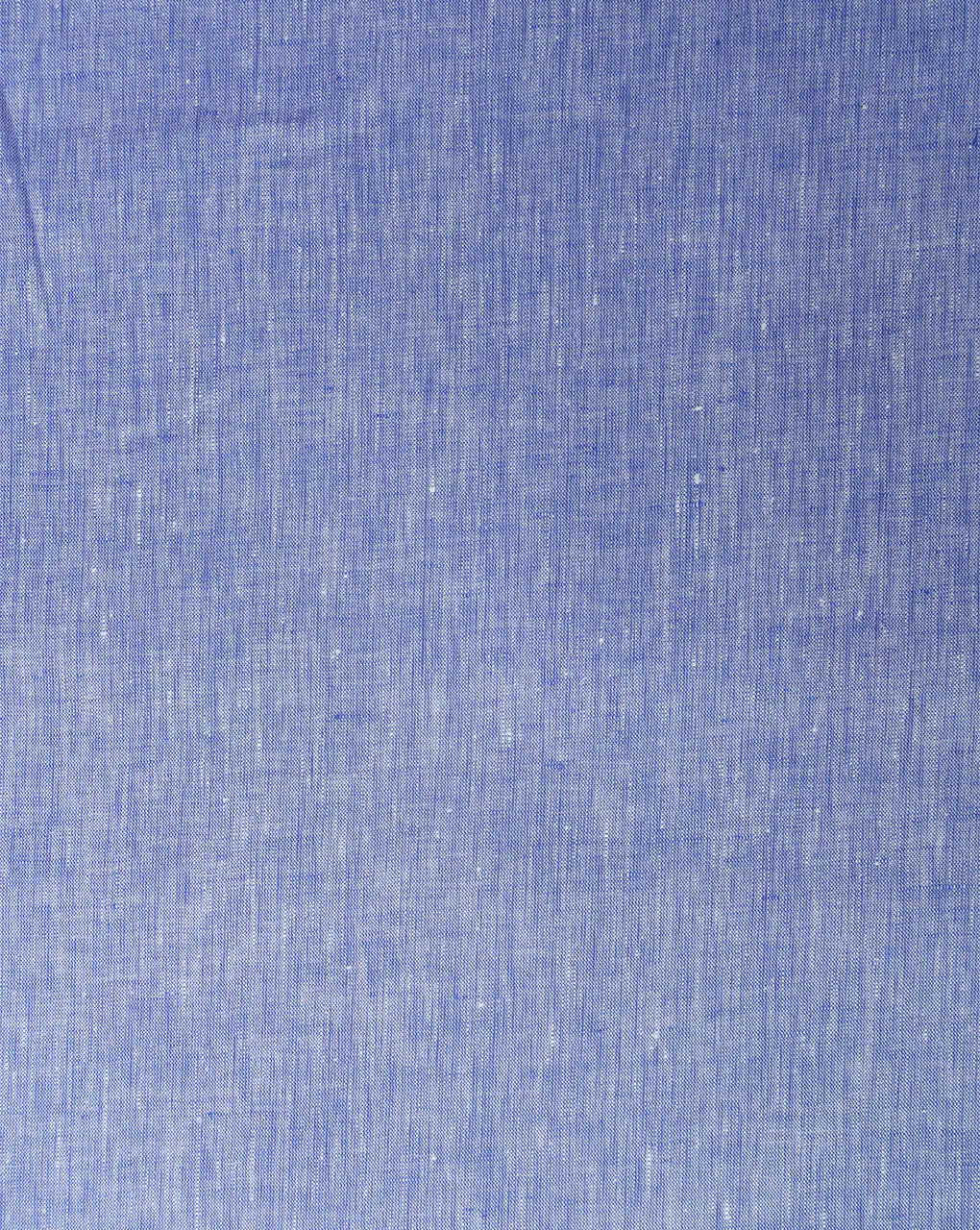 INK BLUE PLAIN LINEN SHIRTING FABRIC