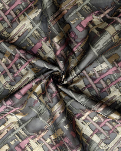 POLYESTER ORGANZA JACQUARD FABRIC (WIDTH 54 INCHES)
