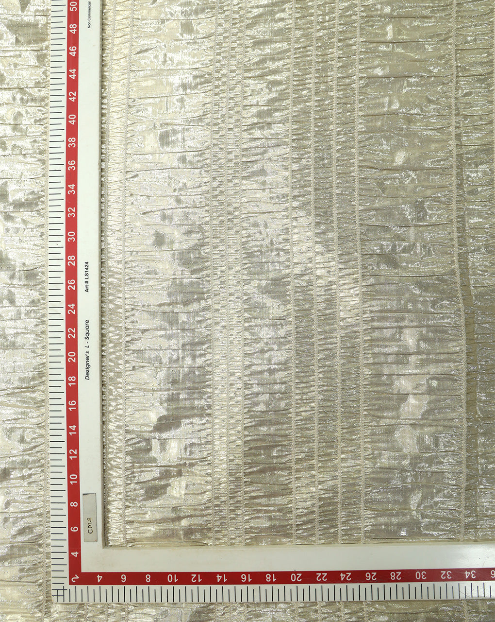 Polyester Lurex Crinkle Lycra Fabric (WIDTH 54 INCHES)