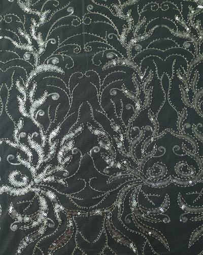 POLYESTER NET SEQUINS FABRIC