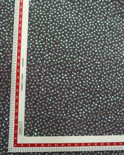 POLYESTER NET SEQUINS FABRIC