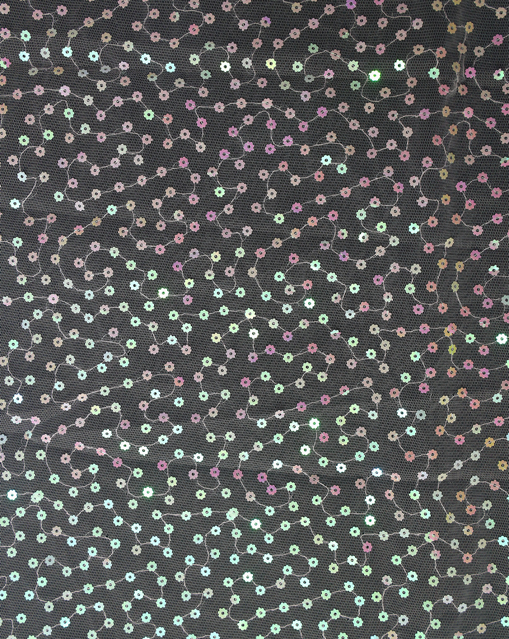 POLYESTER NET SEQUINS FABRIC
