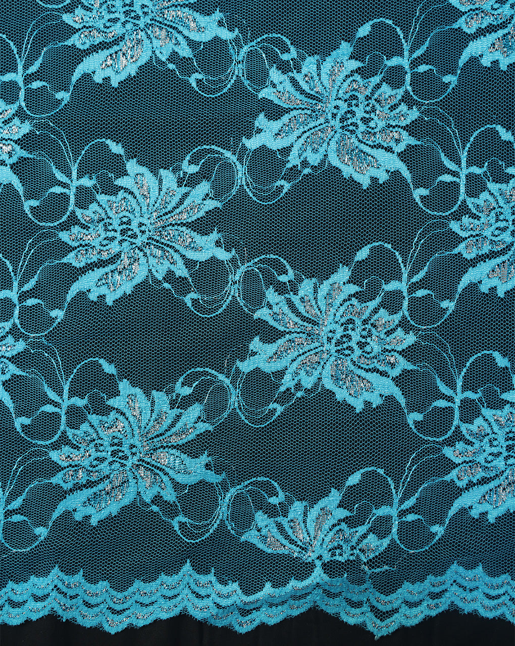 POLYESTER NET EMBROIDERY FABRIC