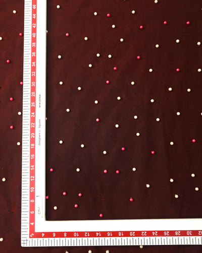 POLYESTER NET EMBROIDERY FABRIC